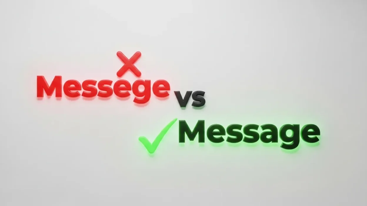 Messege vs Message