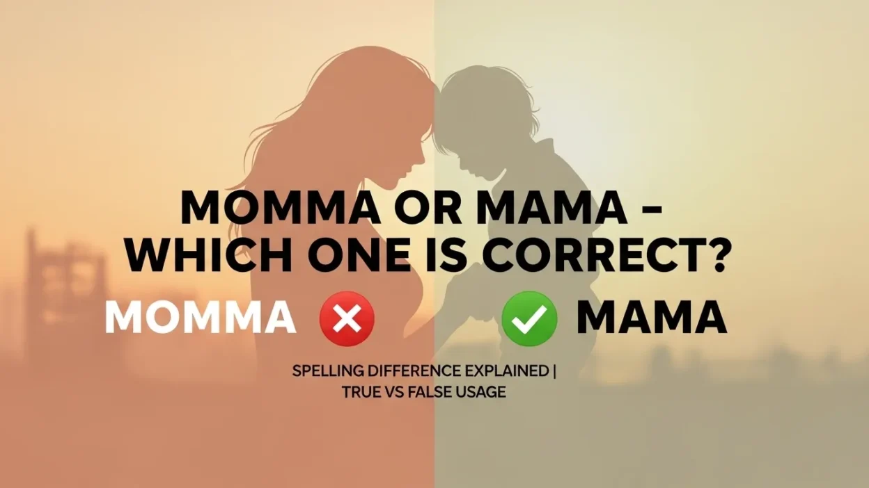 Momma or Mama