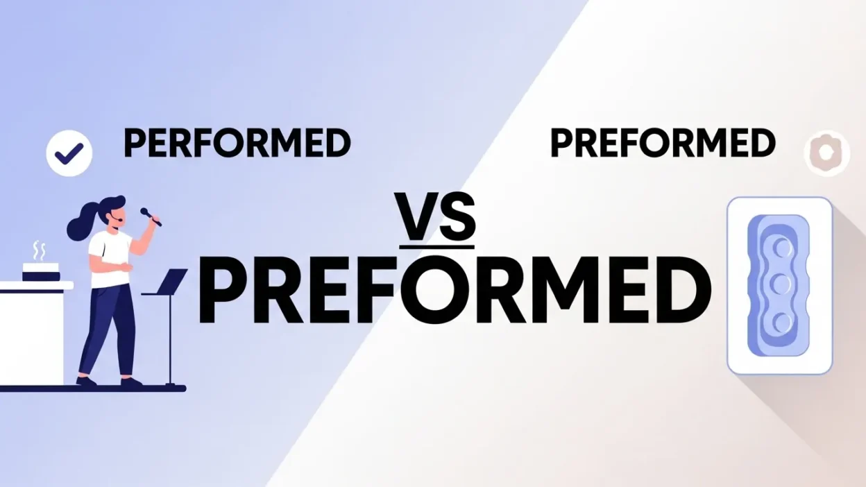 Performed vs Preformed