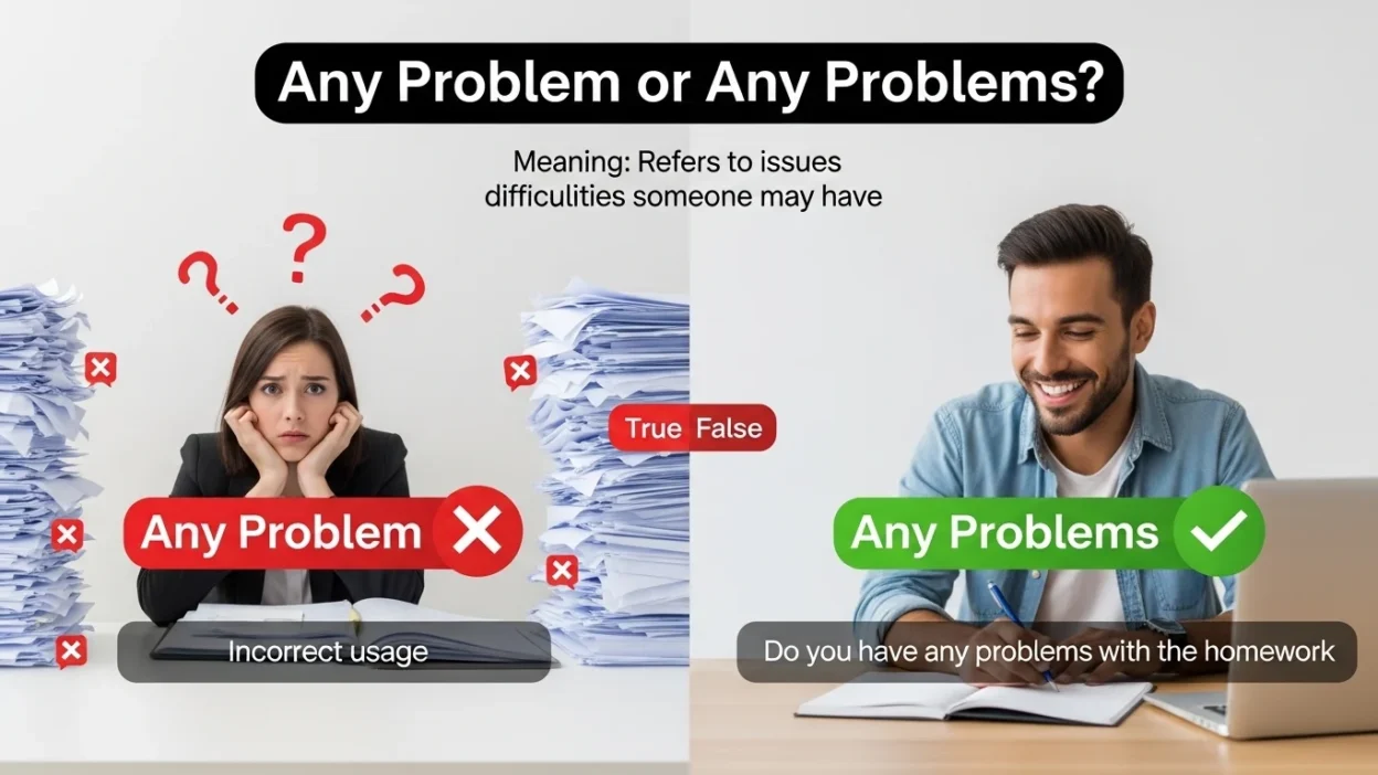 Any Problem or Any Problems