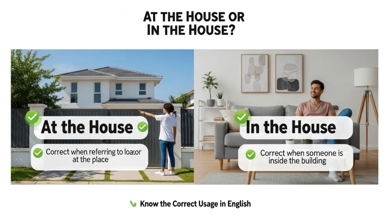 At the House or In the House