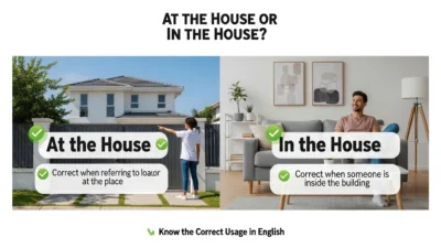 At the House or In the House