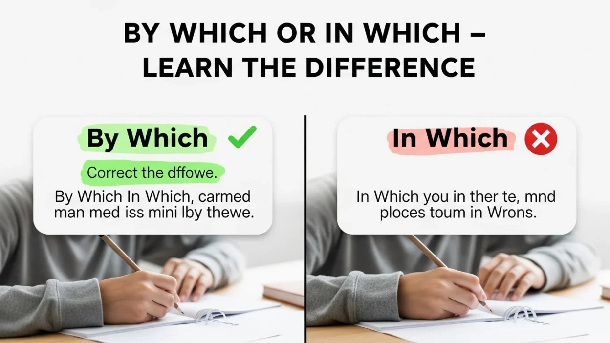 By Which or In Which