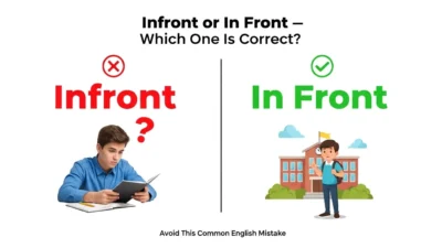 Infront or In Front