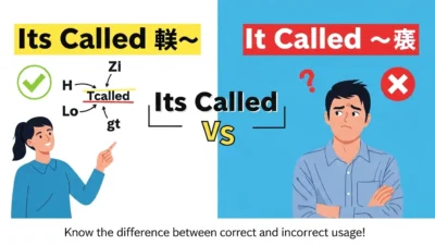 Its Called vs It Called