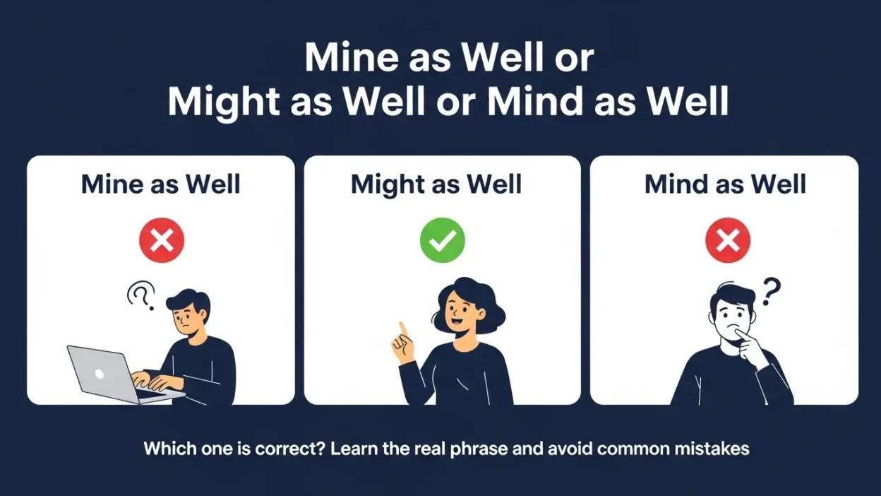 Mine as Well or Might as Well or Mind as Well