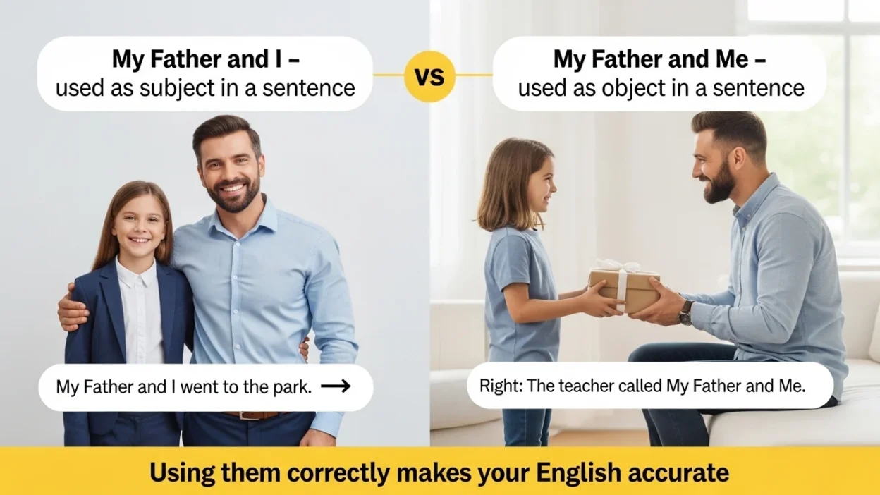 My Father and I or My Father and Me