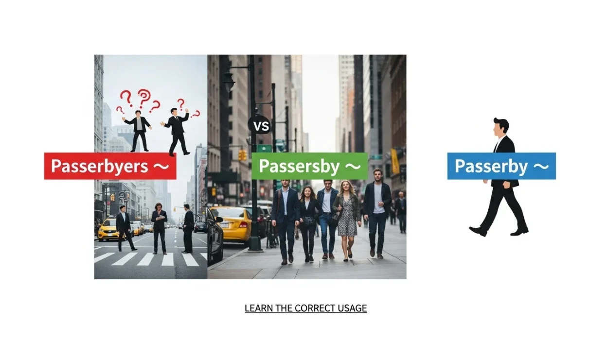 Passerbyers or Passersby or Passerby