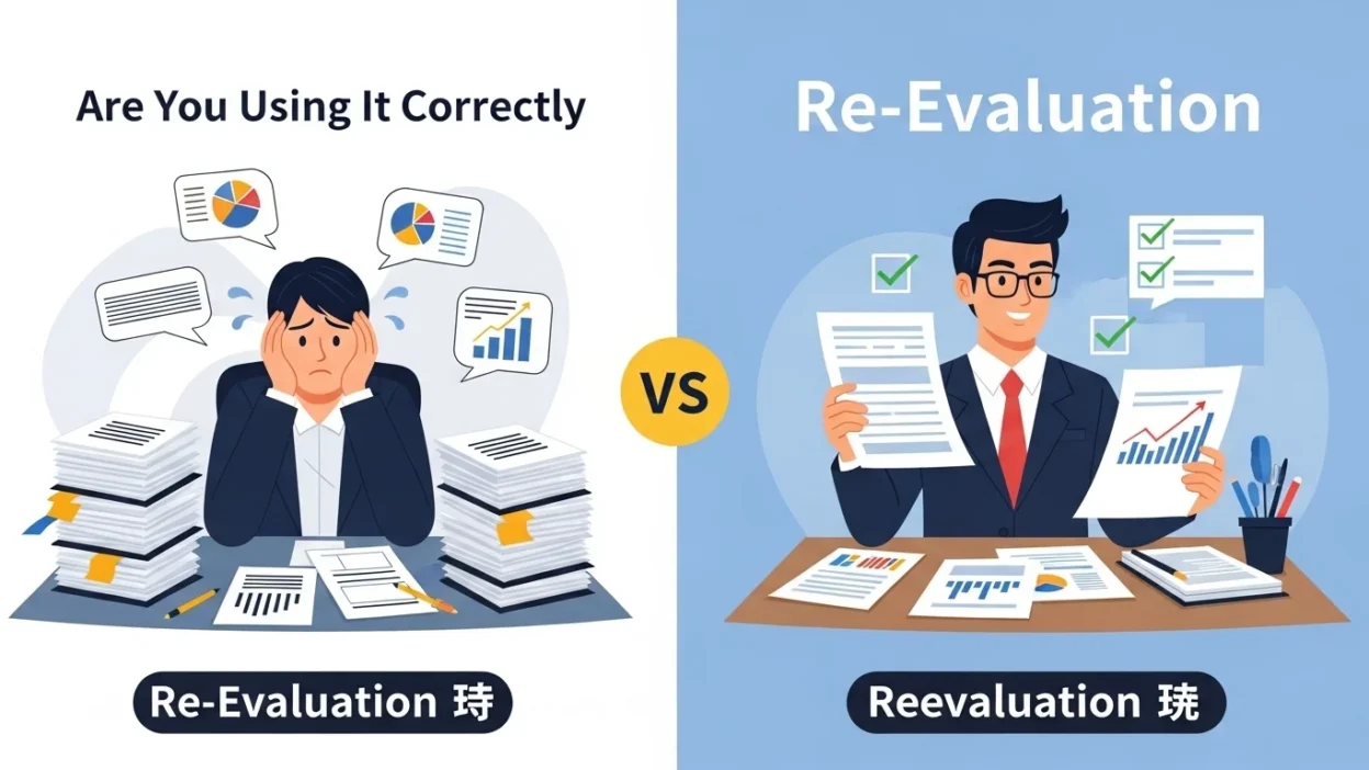 Reevaluation or Re-Evaluation