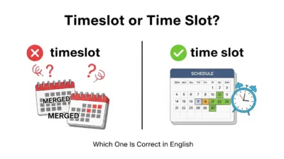 Time Slot or Timeslot
