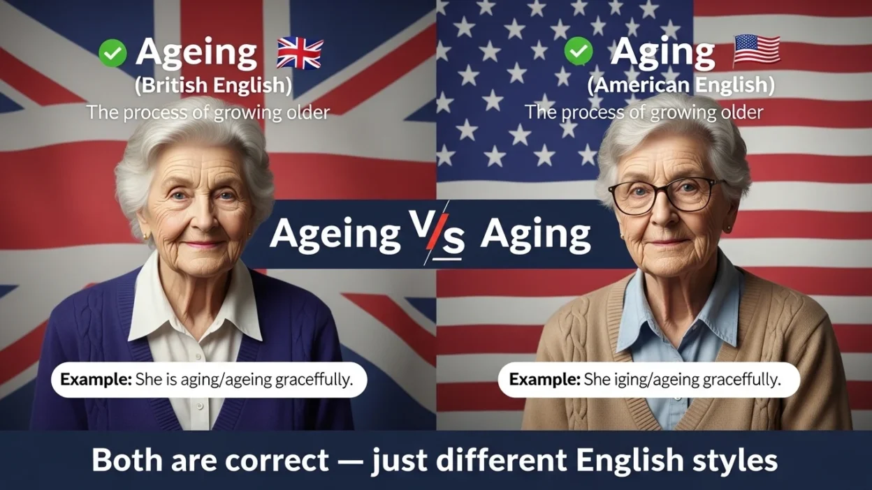 Ageing or Aging