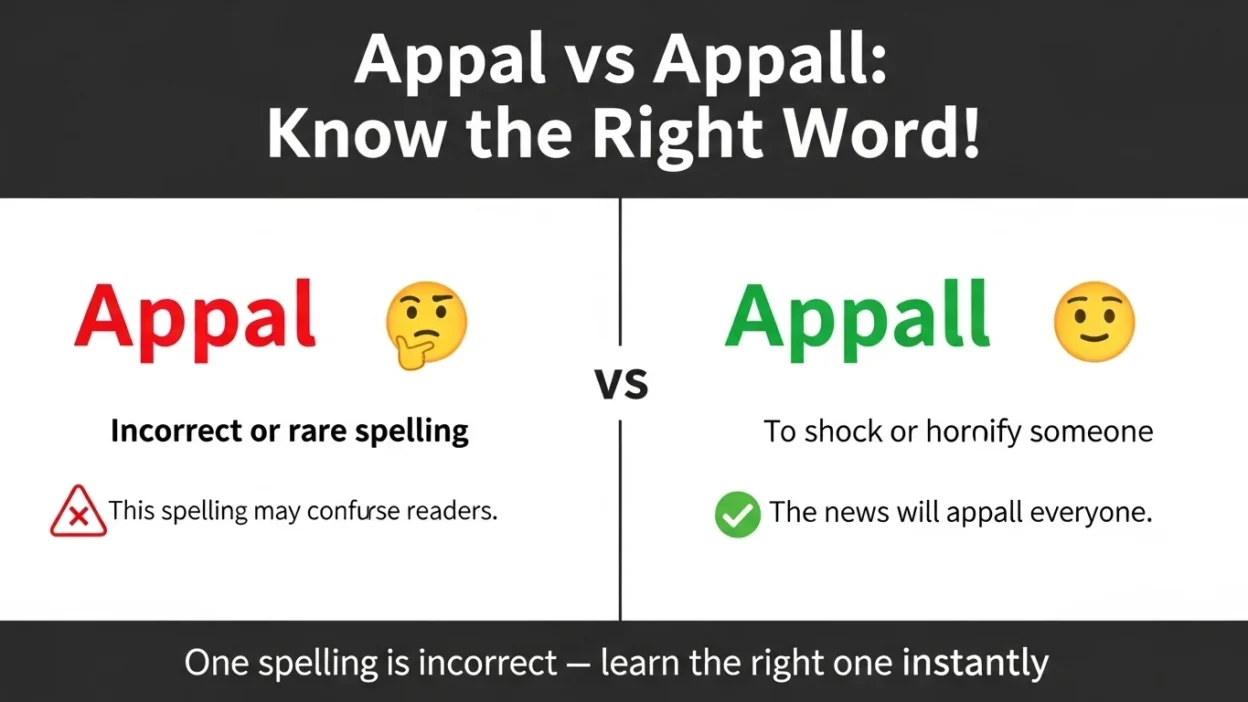 Appal vs Appall