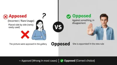 Apposed vs Opposed