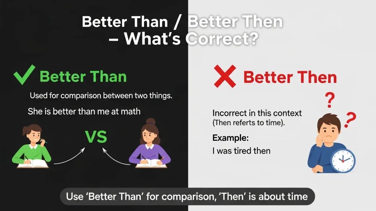Better Than or Better Then