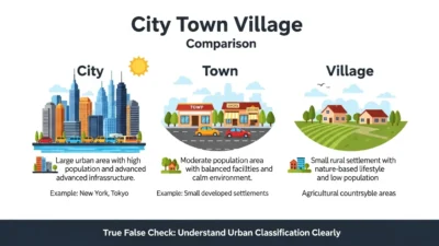 City vs Town vs Village