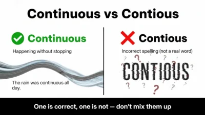 Continuous vs Contious