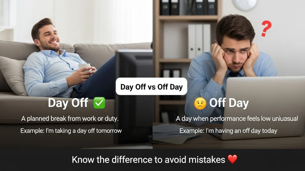 Day Off vs Off Day