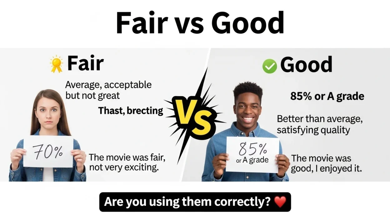 Fair vs Good