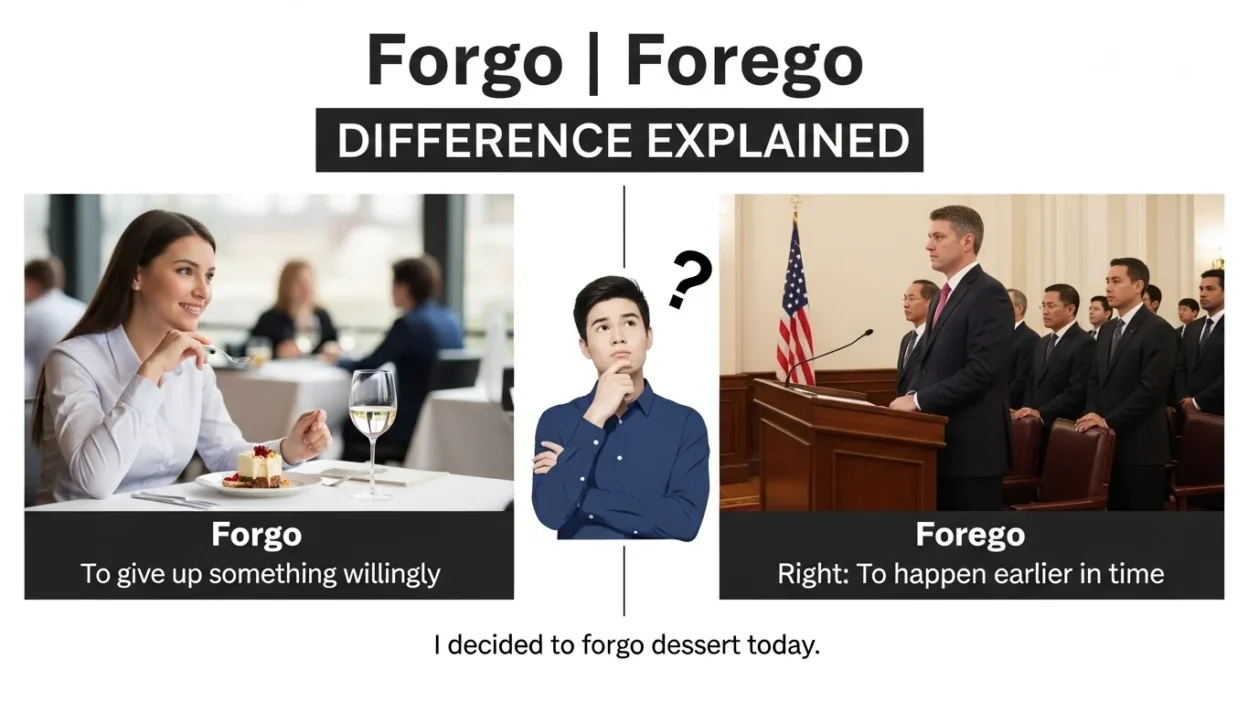 Forgo or Forego