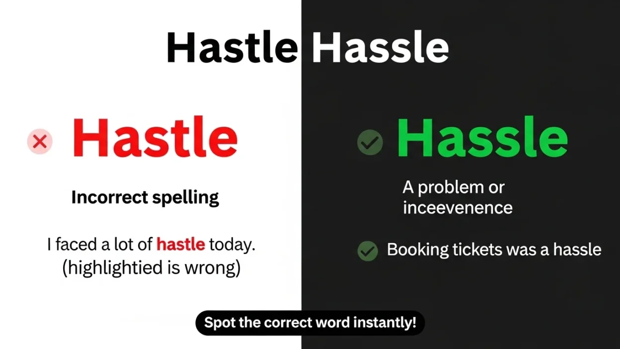 Hastle or Hassle