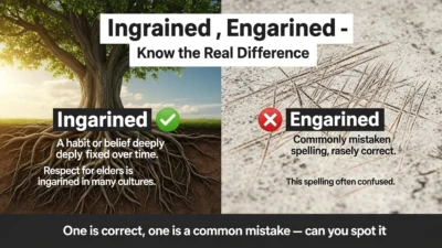 Ingrained or Engrained