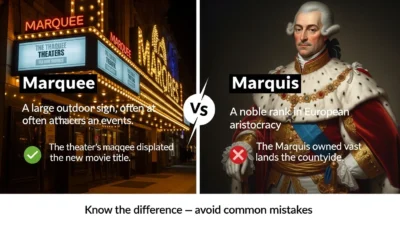 Marquee vs Marquis
