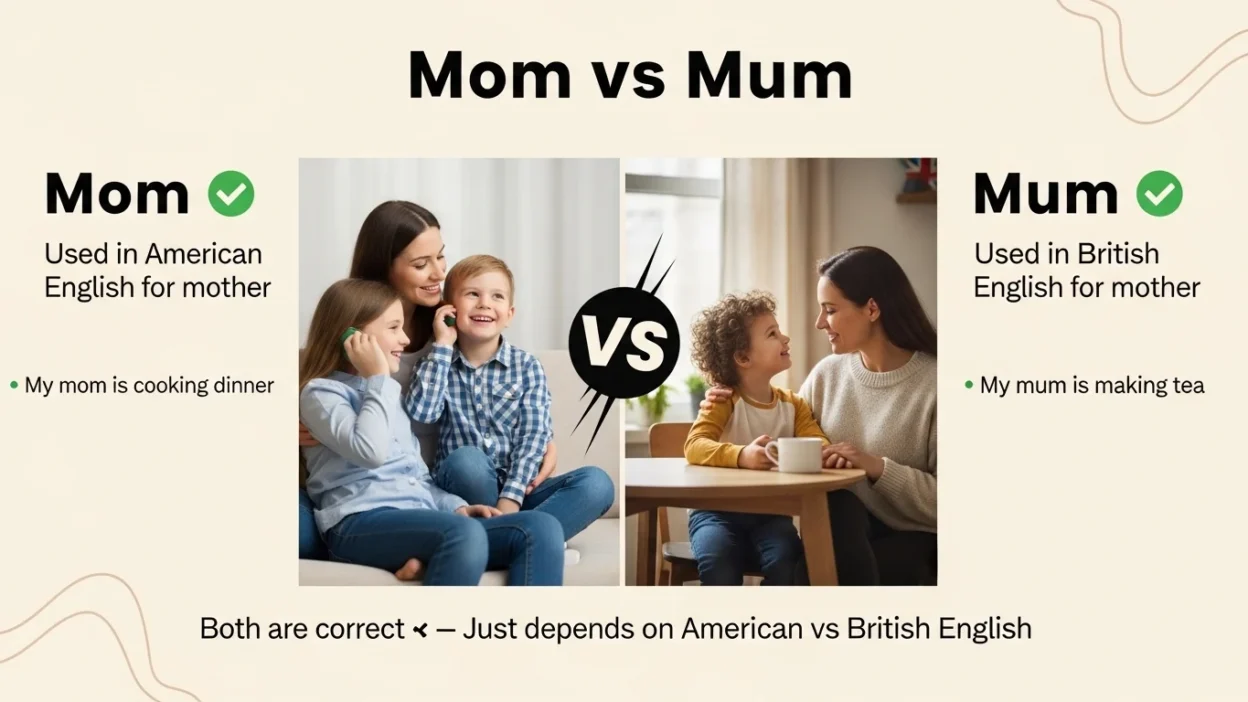 Mom vs Mum