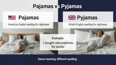Pajamas vs Pyjamas