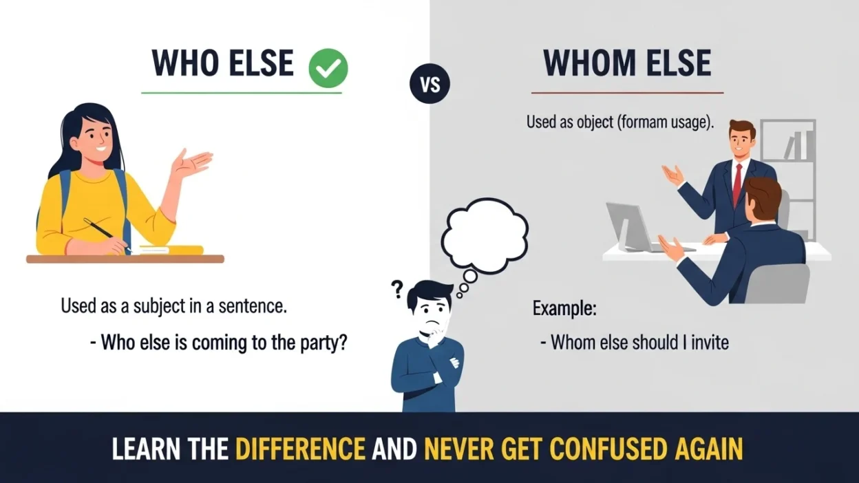 Who Else or Whom Else