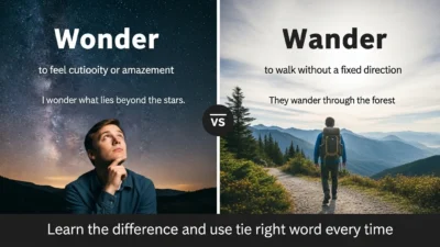 Wonder vs Wander