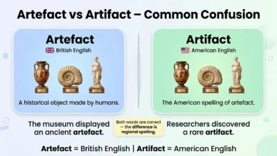 Artefact vs Artifact