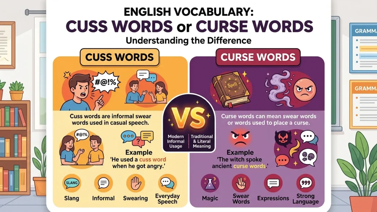 Cuss Words or Curse Words