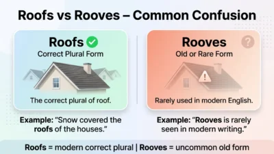 Roofs vs Rooves