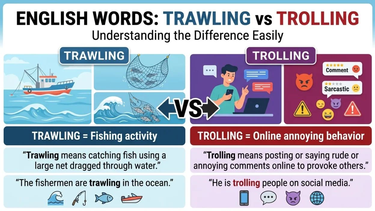 Trawling vs Trolling