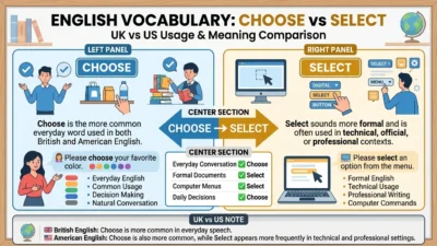 Choose vs Select UK vs US