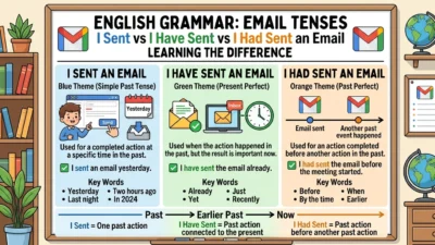 I Sent vs I Have Sent vs I Had Sent an Email