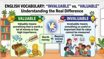 Invaluable vs Valuable