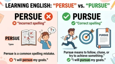 Persue vs Pursue