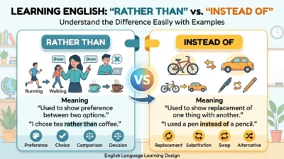 Rather Than or Instead Of