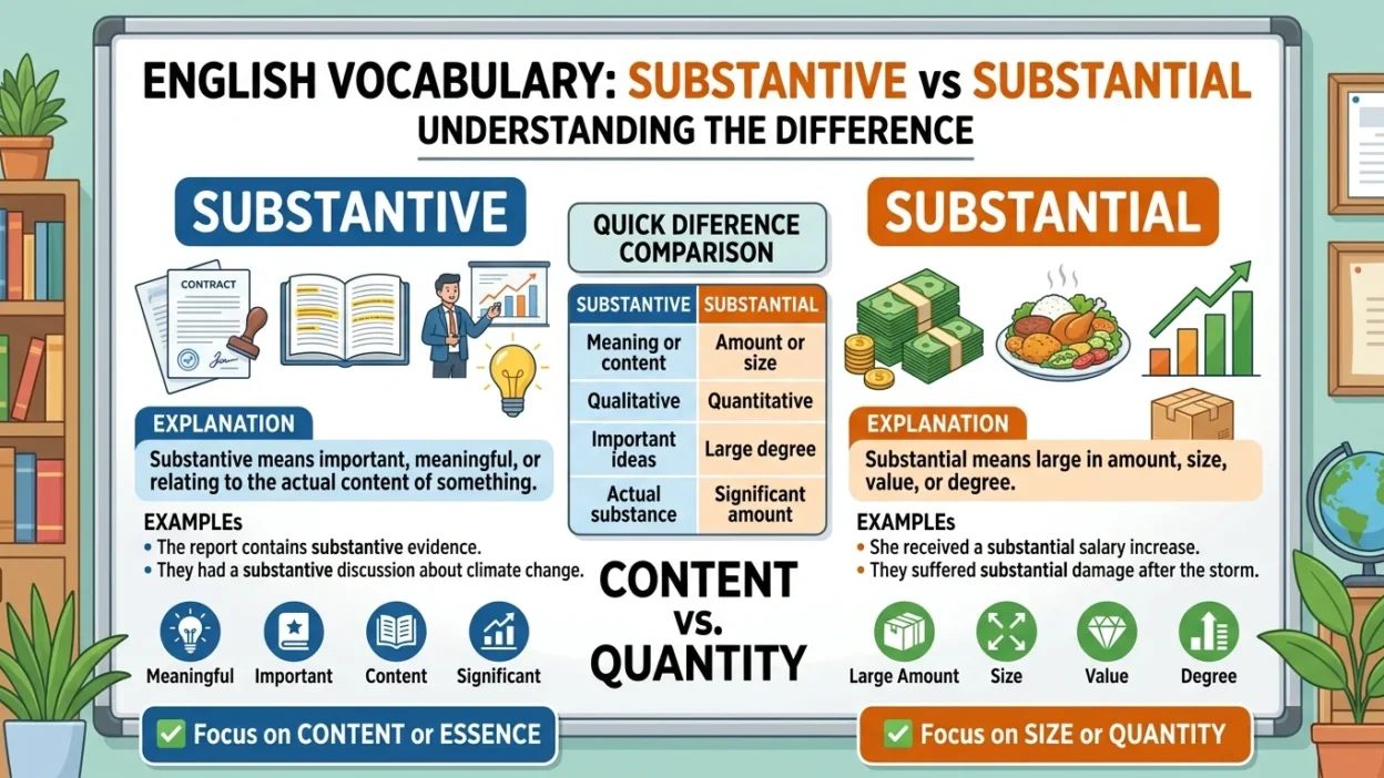 Substantive or Substantial