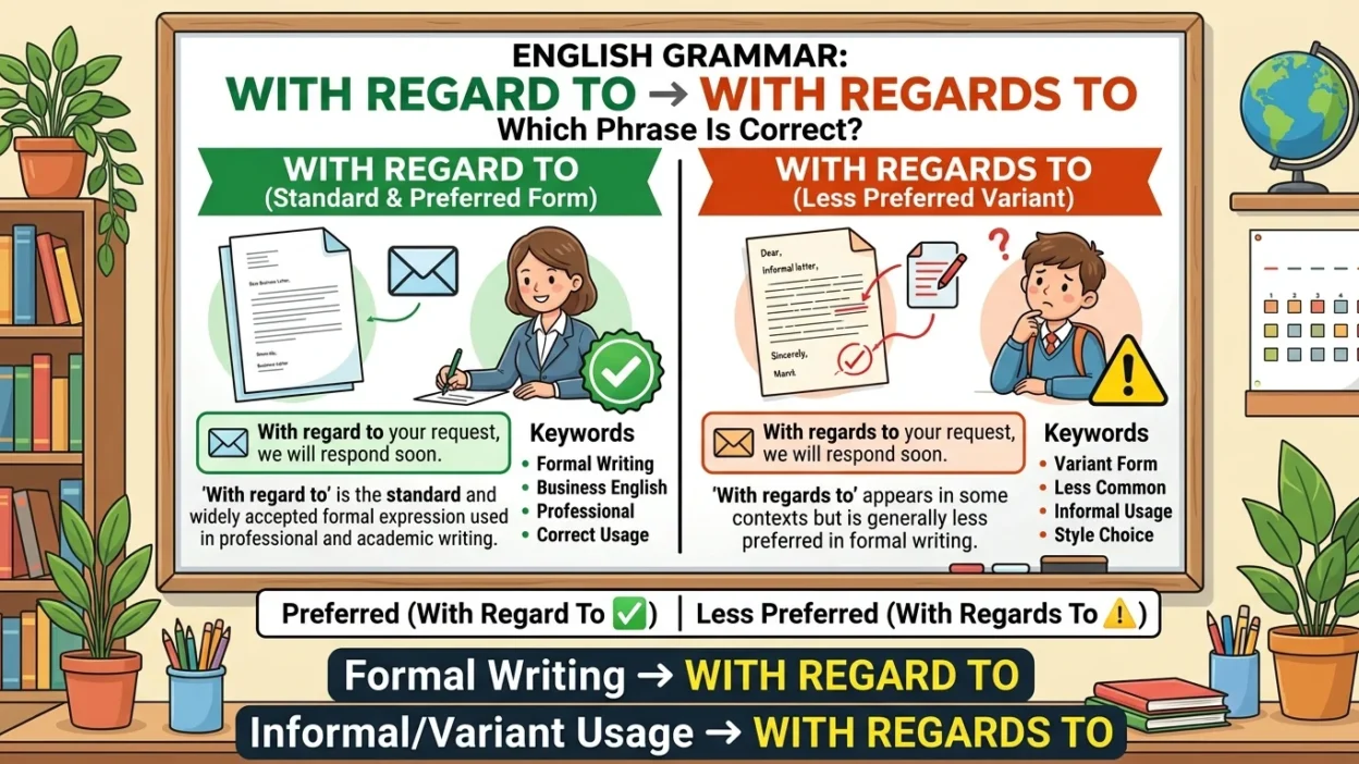 With Regard To or With Regards To