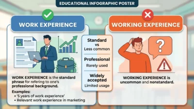 Work Experience or Working Experience