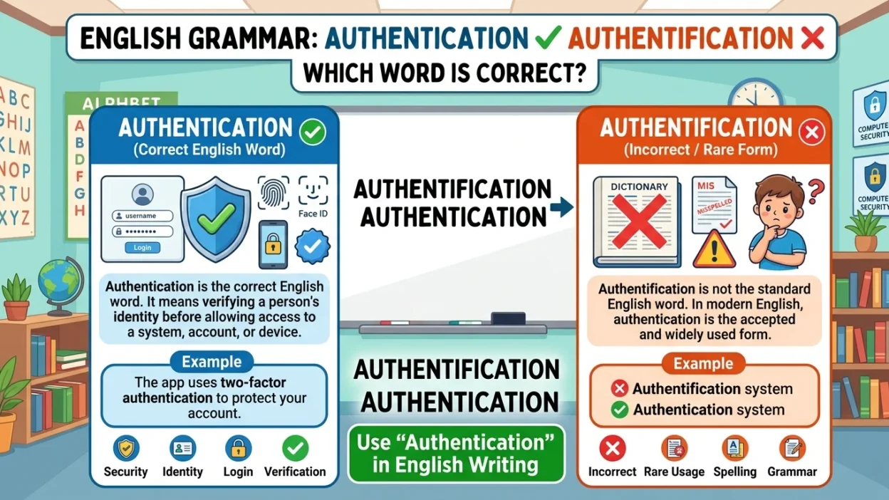 Authentication or Authentification