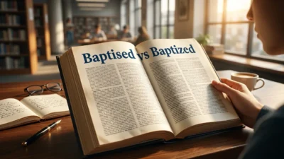 Baptised vs Baptized
