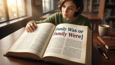 Family Was or Family Were