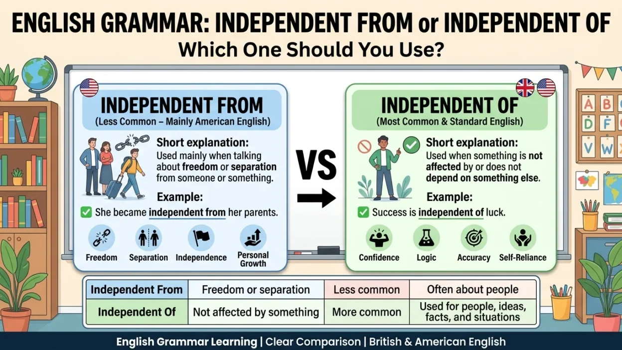 Independent From or Independent Of