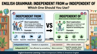 Independent From or Independent Of