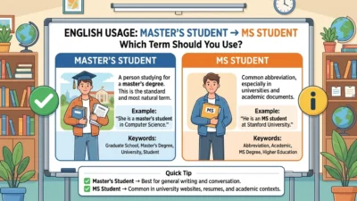 Master's Student or MS Student
