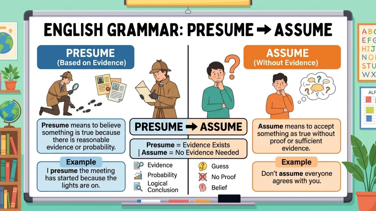 Presume vs Assume