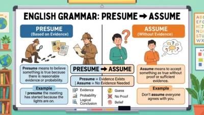 Presume vs Assume